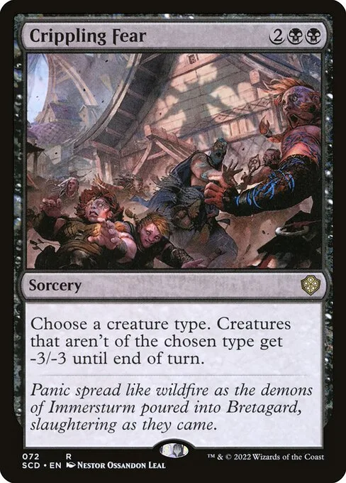 Crippling Fear · Starter Commander Decks 72/352