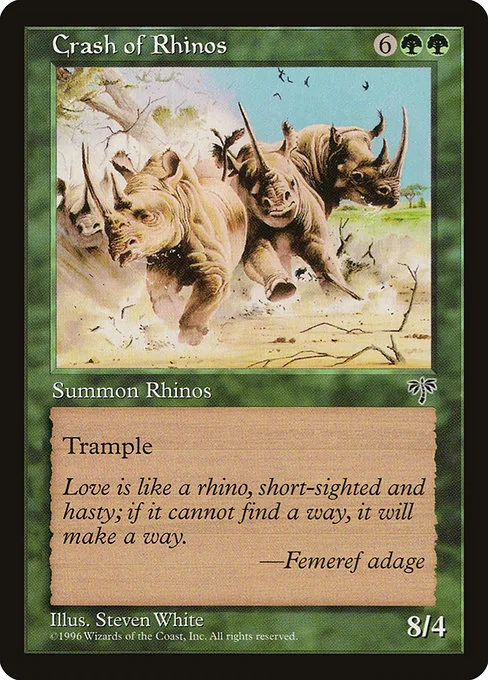 Crash of Rhinos · Mirage 210/353