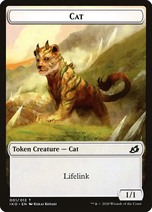 Cat · Ikoria: Lair of Behemoths Tokens 1/14