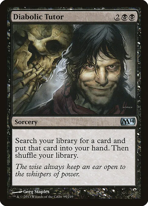 Diabolic Tutor · Magic 2014 95/249