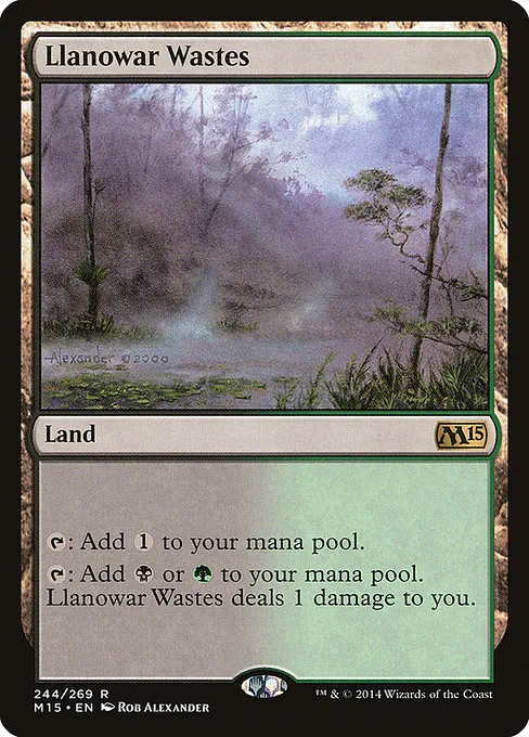 Llanowar Wastes · Magic 2015 244/284