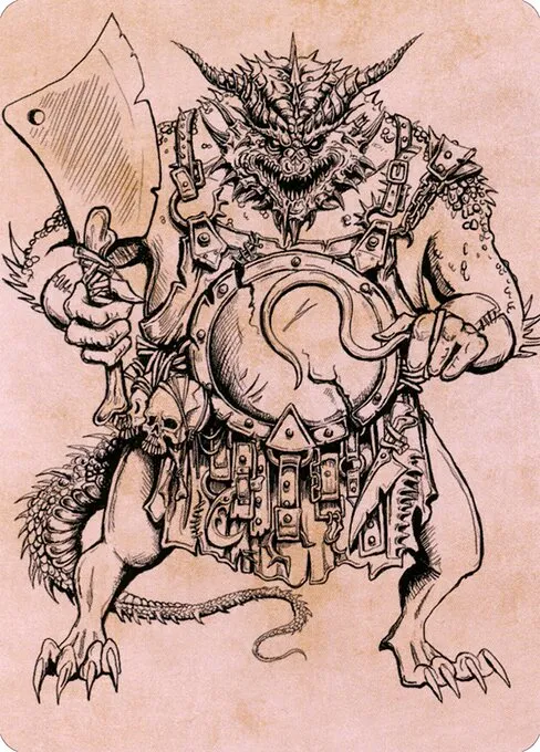 Thrakkus the Butcher // Thrakkus the Butcher · Battle for Baldur's Gate Art Series 77/81
