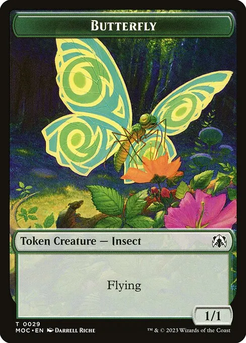 Butterfly · March of the Machine Commander Tokens 29/46