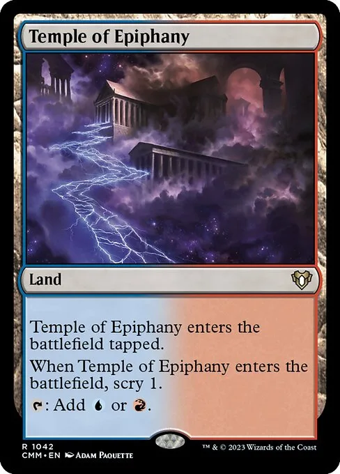 Temple of Epiphany · Commander Masters 1042/1067