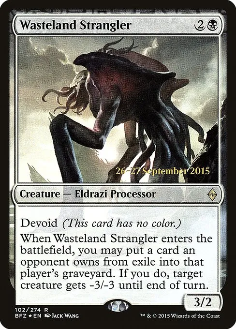 Wasteland Strangler · Battle for Zendikar Promos 102s/90