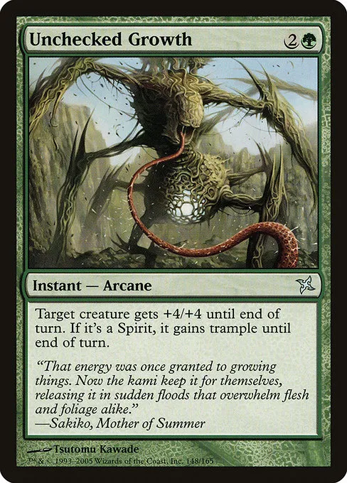 Unchecked Growth · Betrayers of Kamigawa 148/165
