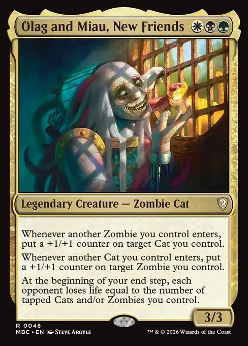 Olag and Miau, New Friends · Mystery Booster: Commander Edition 48/2