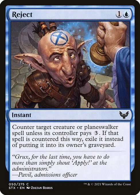 Reject · Strixhaven: School of Mages 50/393