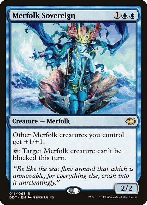 Merfolk Sovereign · Duel Decks: Merfolk vs. Goblins 11/63