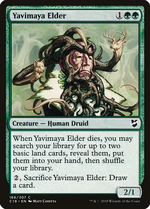 Yavimaya Elder · Commander 2018 166/307