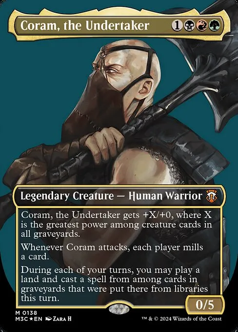 Coram, the Undertaker · Modern Horizons 3 Commander 138/398