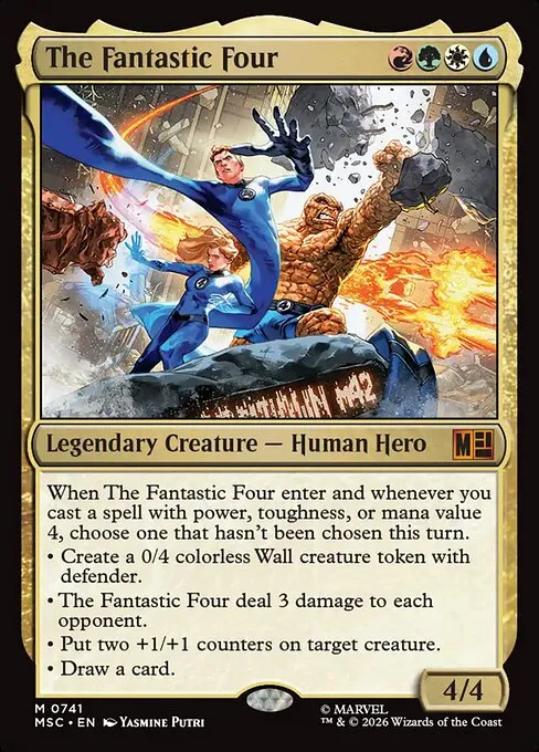 The Fantastic Four · Marvel Super Heroes Commander 741/9