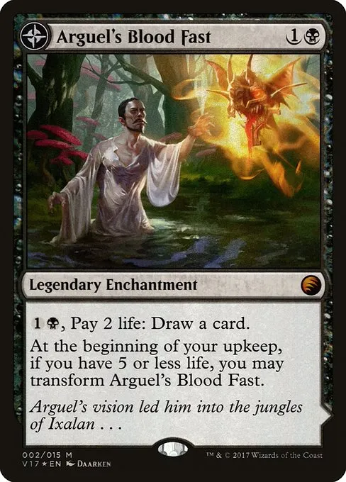 Arguel's Blood Fast // Temple of Aclazotz · From the Vault: Transform 2/16