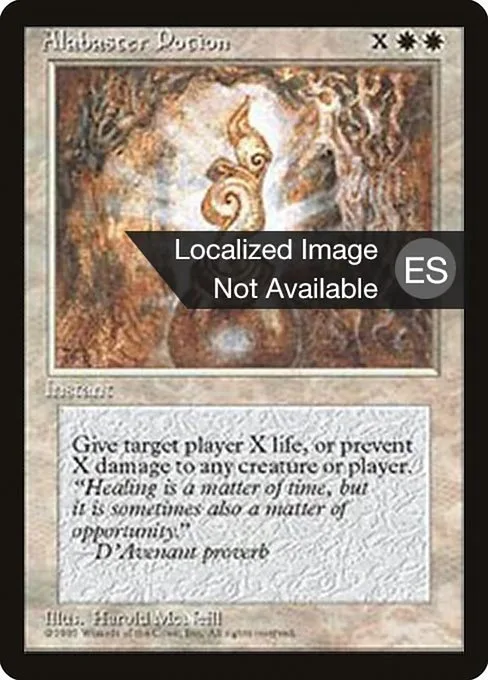Alabaster Potion · Fourth Edition Foreign Black Border 1/378