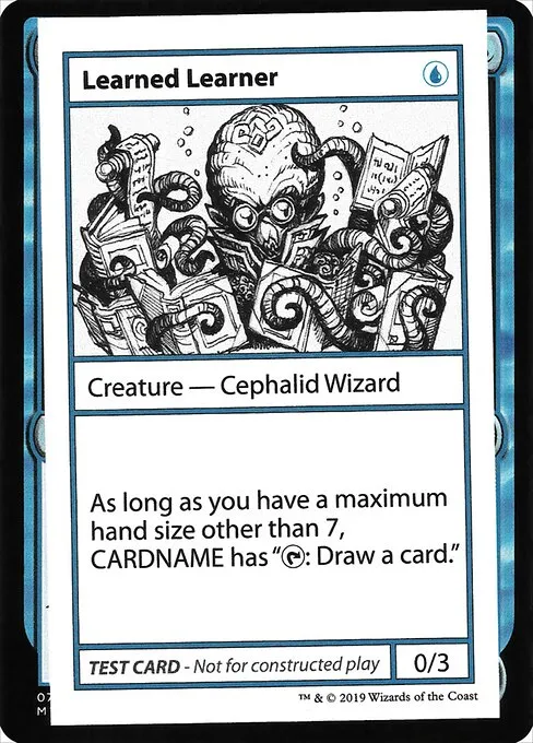Learned Learner · Mystery Booster Playtest Cards 2021 25/121