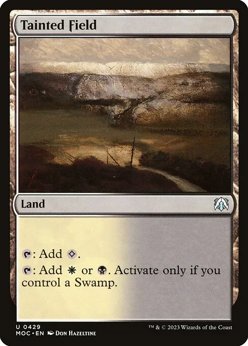 Tainted Field · March of the Machine Commander 429/450