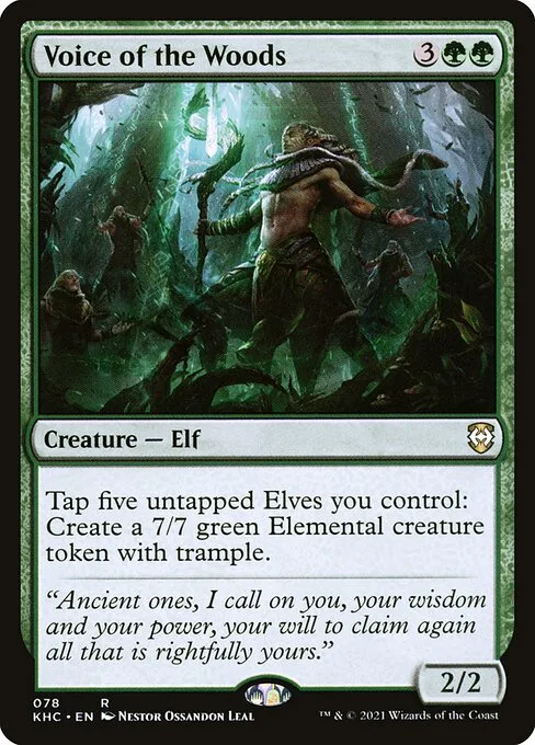 Voice of the Woods · Kaldheim Commander 78/119