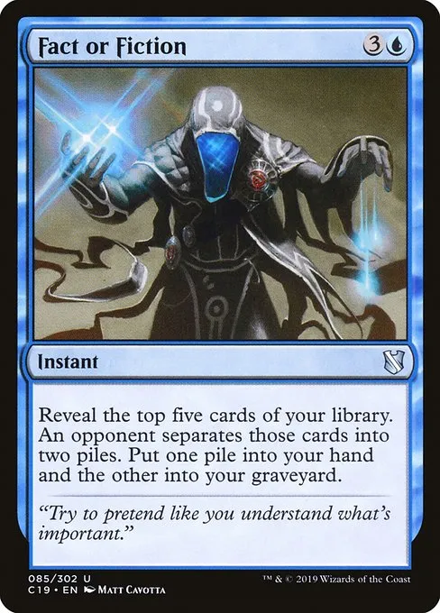 Fact or Fiction · Commander 2019 85/302