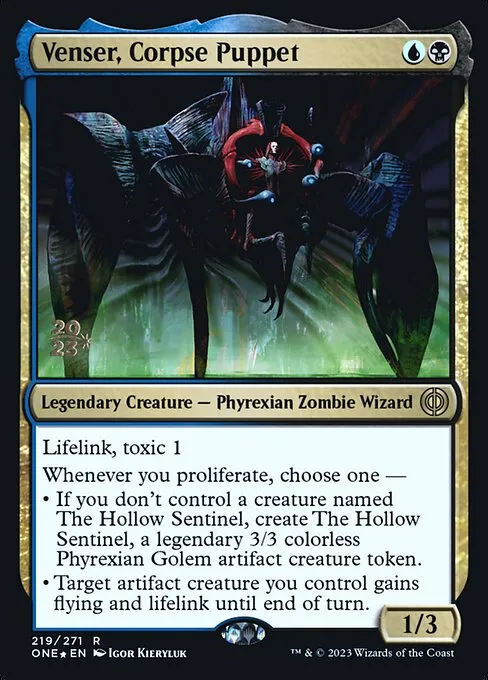 Venser, Corpse Puppet · Phyrexia: All Will Be One Promos 219s/160