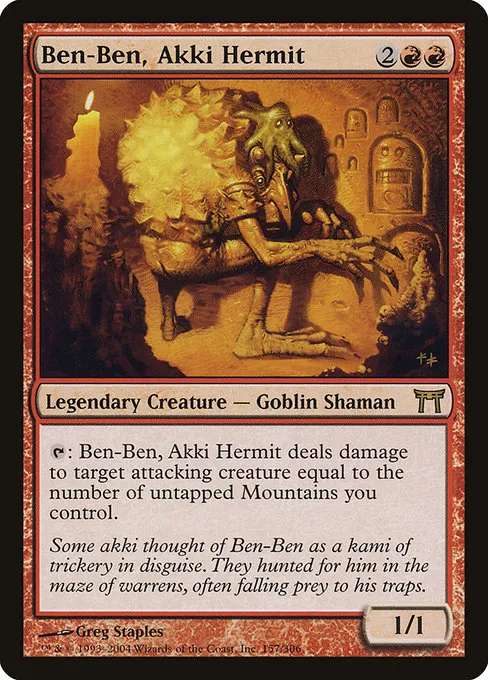 Ben-Ben, Akki Hermit · Champions of Kamigawa 157/307