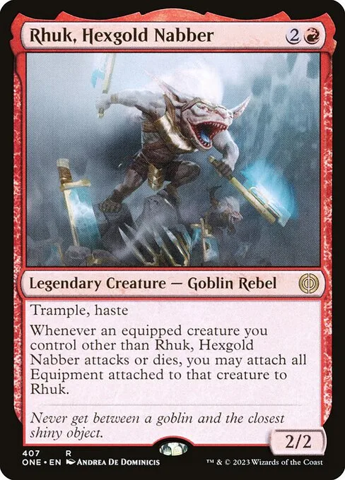 Rhuk, Hexgold Nabber · Phyrexia: All Will Be One 407/479