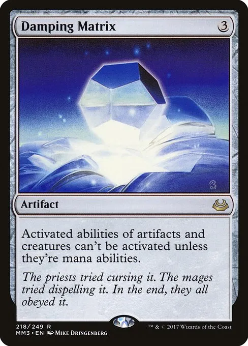 Damping Matrix · Modern Masters 2017 218/249