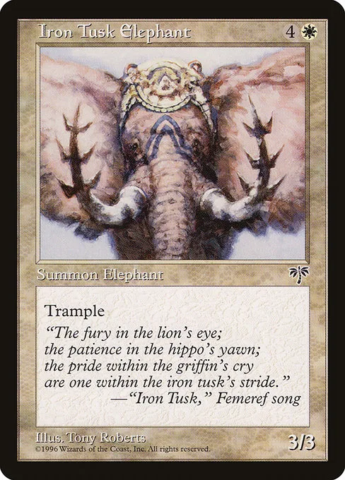 Iron Tusk Elephant · Mirage 22/353