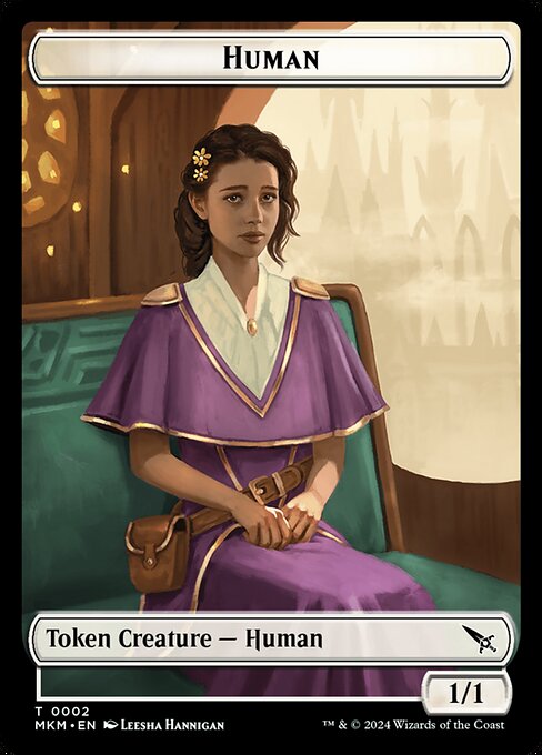 Human · Murders at Karlov Manor Tokens 2/22