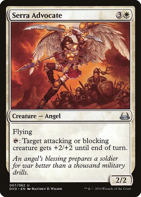 Serra Advocate · Duel Decks Anthology: Divine vs. Demonic 7/62