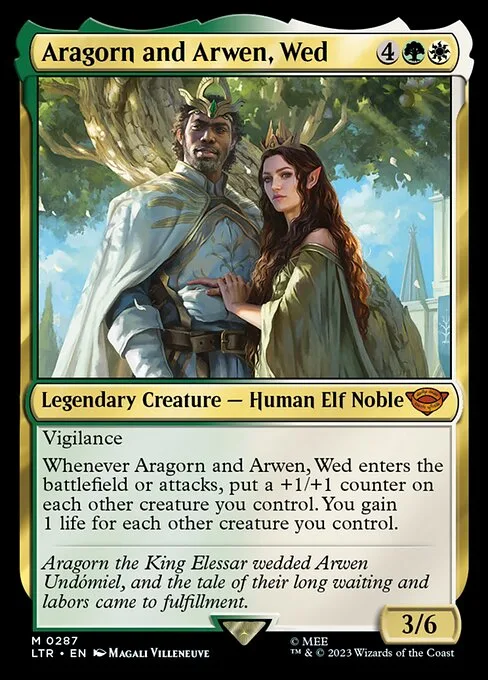 Aragorn and Arwen, Wed · The Lord of the Rings: Tales of Middle-earth 287/856