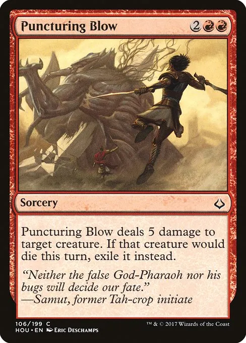 Puncturing Blow · Hour of Devastation 106/209