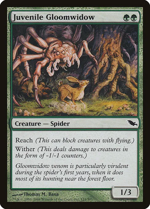 Juvenile Gloomwidow · Shadowmoor 121/302