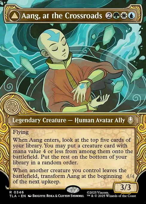 Aang, at the Crossroads // Aang, Destined Savior · Avatar: The Last Airbender 346/394