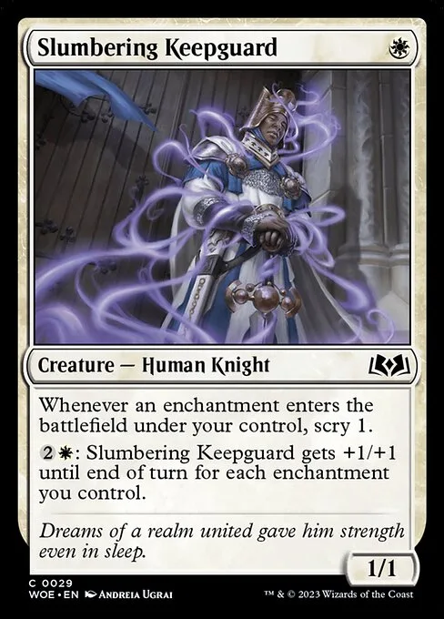 Slumbering Keepguard · Wilds of Eldraine 29/381