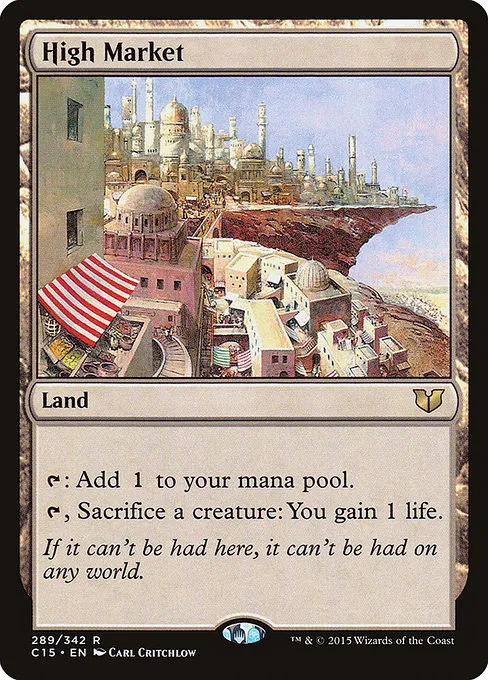 High Market · Commander 2015 289/342