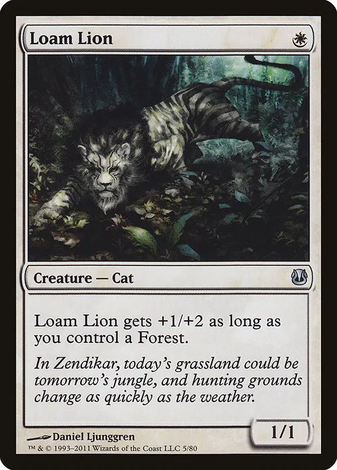 Loam Lion · Duel Decks: Ajani vs. Nicol Bolas 5/80