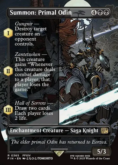 Summon: Primal Odin · Final Fantasy 365/599