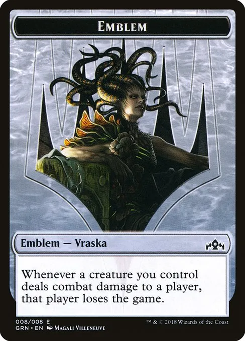 Vraska, Golgari Queen Emblem · Guilds of Ravnica Tokens 8/8