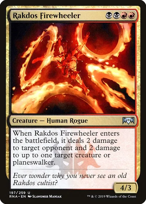 Rakdos Firewheeler · Ravnica Allegiance 197/273