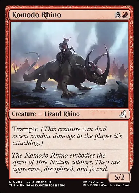 Komodo Rhino · Avatar: The Last Airbender Eternal 283/317