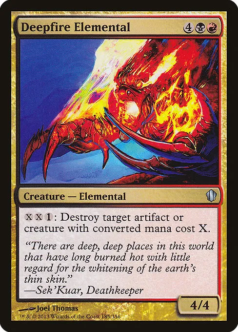 Deepfire Elemental · Commander 2013 185/356