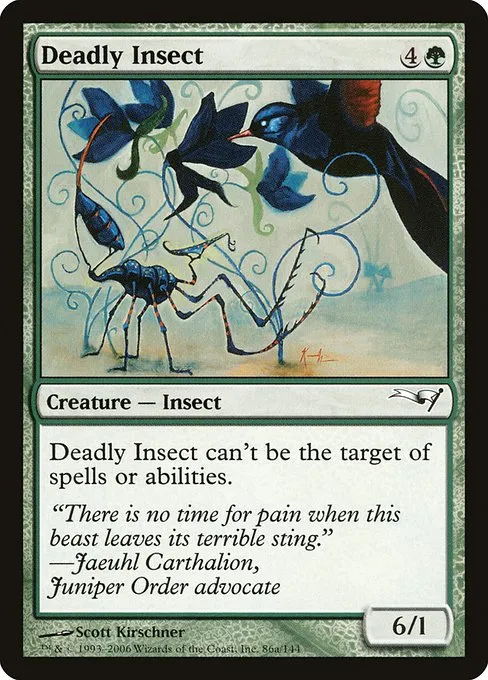 Deadly Insect · Coldsnap Theme Decks 86a/62