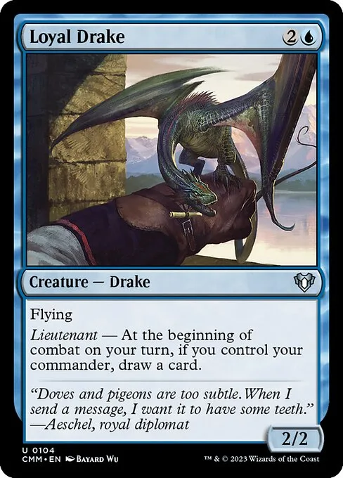 Loyal Drake · Commander Masters 104/1067