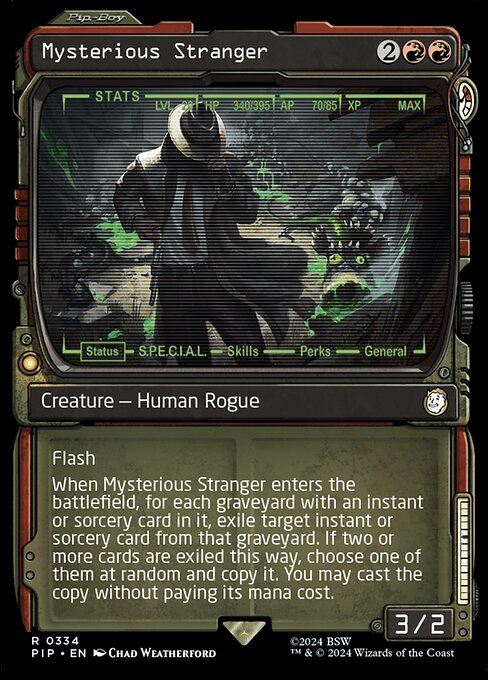 Mysterious Stranger · Fallout 334/1068