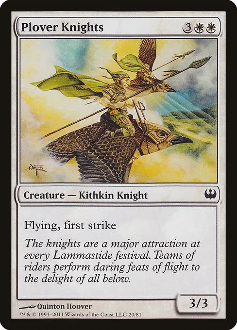Plover Knights · Duel Decks: Knights vs. Dragons 20/81