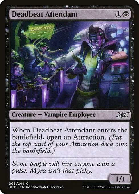 Deadbeat Attendant · Unfinity 69/639