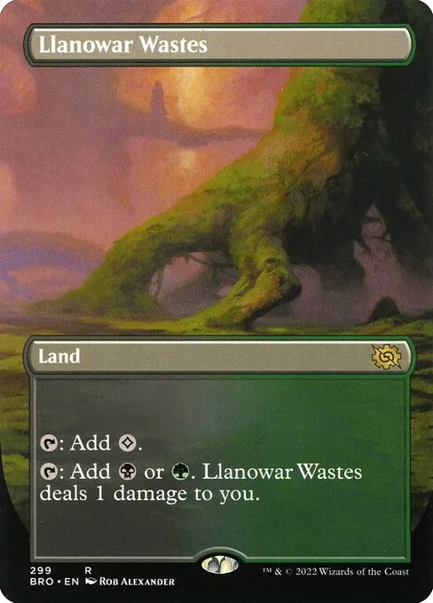 Llanowar Wastes · The Brothers' War 299/399