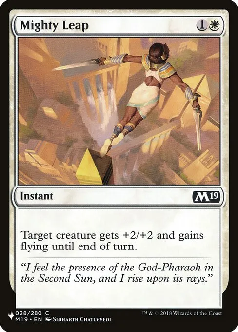 Mighty Leap · The List M19-28/5050