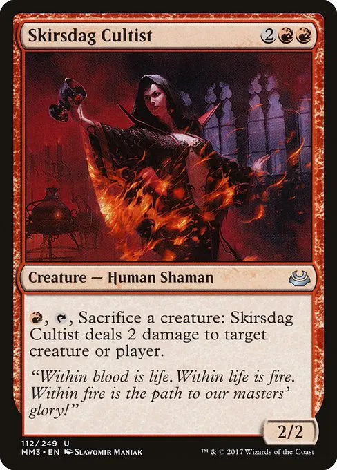 Skirsdag Cultist · Modern Masters 2017 112/249