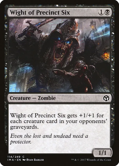 Wight of Precinct Six · Iconic Masters 114/249